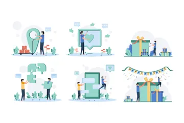 People Activity Illustration Pack