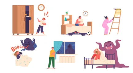 People Activity Illustration Pack