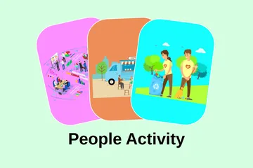 People Activity Illustration Pack