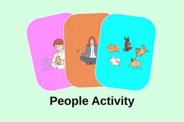 People Activity Illustration Pack