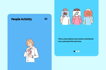 People Activity Illustration Pack