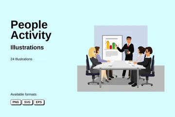 People Activity Illustration Pack