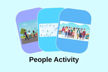 People Activity Illustration Pack