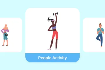 People Activity Illustration Pack