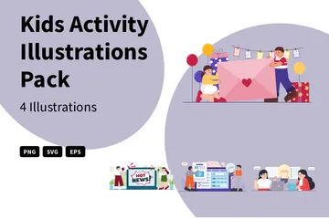 People Activity Illustration Pack