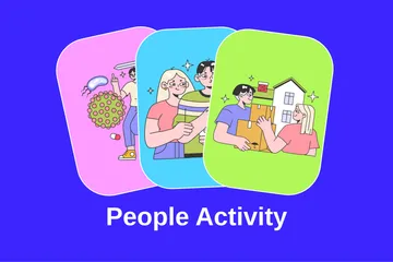 People Activity Illustration Pack