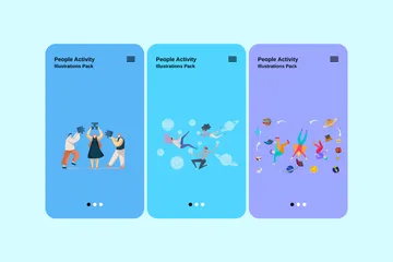 People Activity Illustration Pack