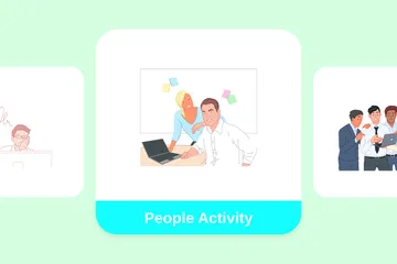 People Activity Illustration Pack