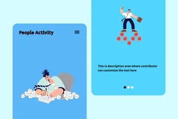 People Activity Illustration Pack