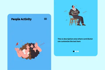 People Activity Illustration Pack