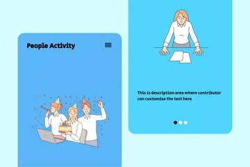 People Activity Illustration Pack