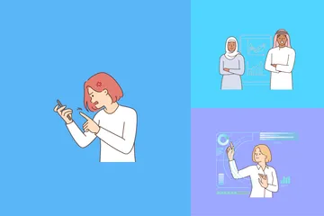 People Activity Illustration Pack