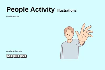 People Activity Illustration Pack