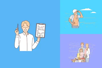 People Activity Illustration Pack