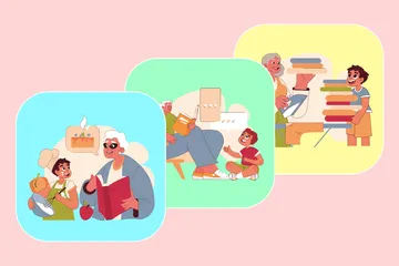 People Activity Illustration Pack