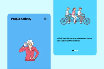 People Activity Illustration Pack