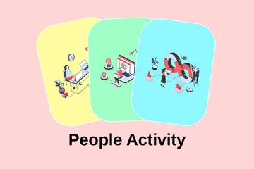 People Activity Illustration Pack