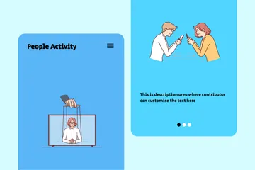 People Activity Illustration Pack