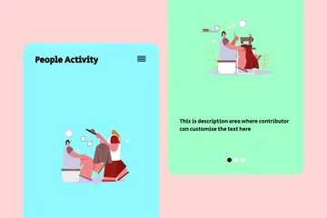 People Activity Illustration Pack