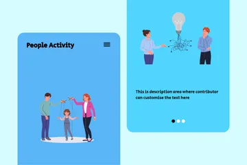 People Activity Illustration Pack