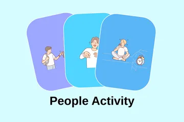 People Activity Illustration Pack