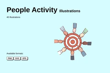 People Activity Illustration Pack