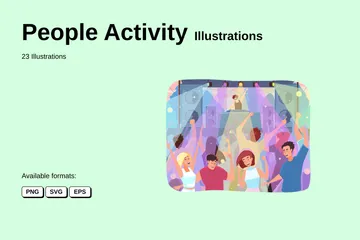 People Activity Illustration Pack