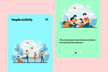 People Activity Illustration Pack