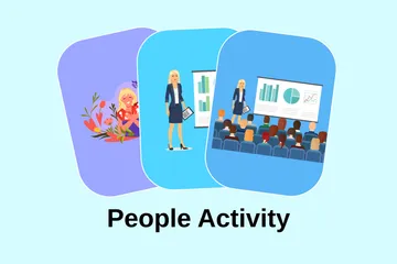 People Activity Illustration Pack