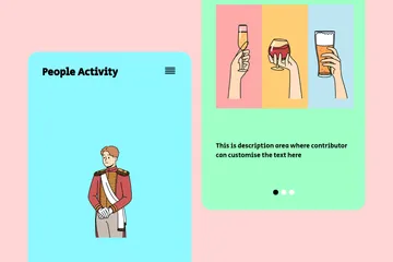 People Activity Illustration Pack