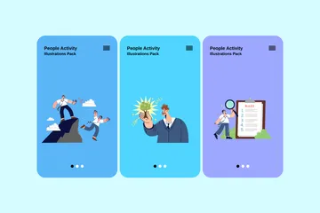 People Activity Illustration Pack