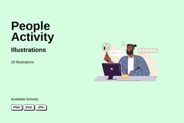 People Activity Illustration Pack