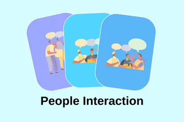 People Interaction Illustration Pack