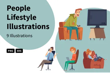 People Lifestyle Illustration Pack
