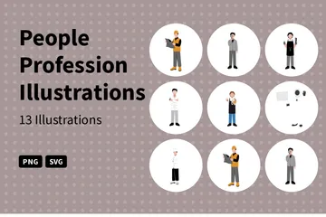 People Profession Illustration Pack