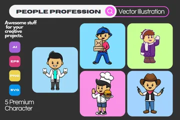 People Profession Illustration Pack