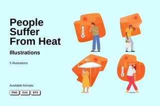 People Suffer From Heat