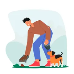 People With Animals Illustration Pack