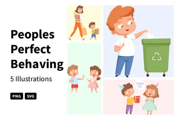 Peoples Perfect Behaving Illustration Pack