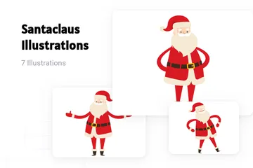 Le père Noël Pack d'Illustrations