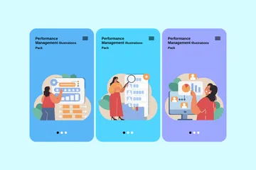 Performance Management Illustration Pack