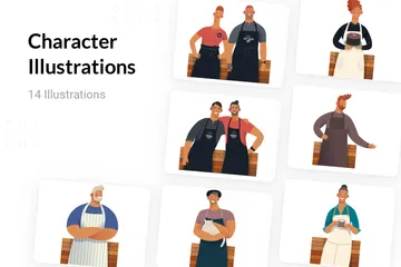 Personagem Illustration Pack