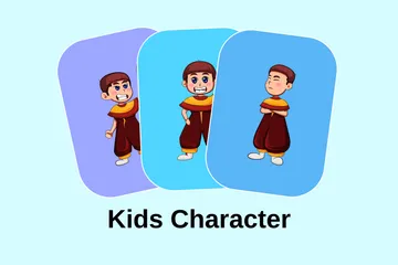 Personaje infantil Paquete de Ilustraciones
