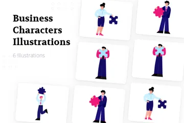 Personajes de negocios Paquete de Ilustraciones