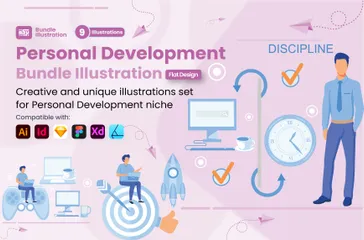 Personal Development Illustration Pack