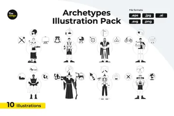 Personality Archetypes Illustration Pack