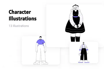 Personnage Pack d'Illustrations