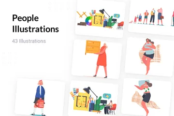 Personnes Pack d'Illustrations