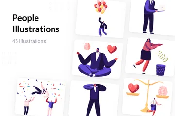 Personnes Pack d'Illustrations