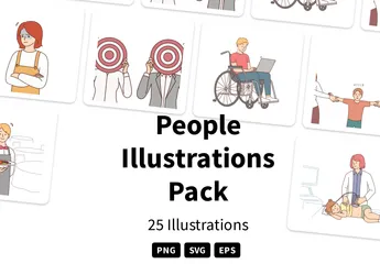 Personnes Pack d'Illustrations